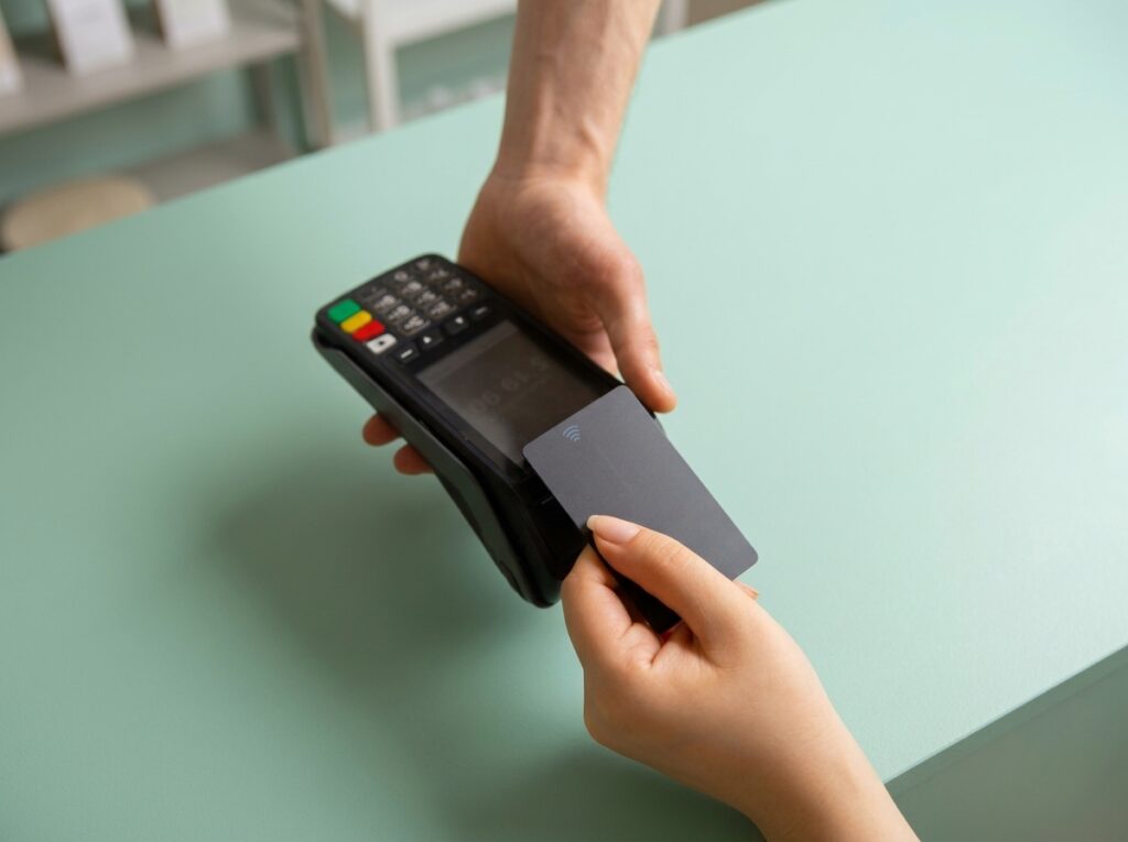 in-person card payment
