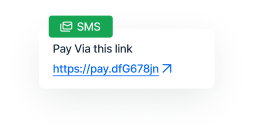 sms link UI element